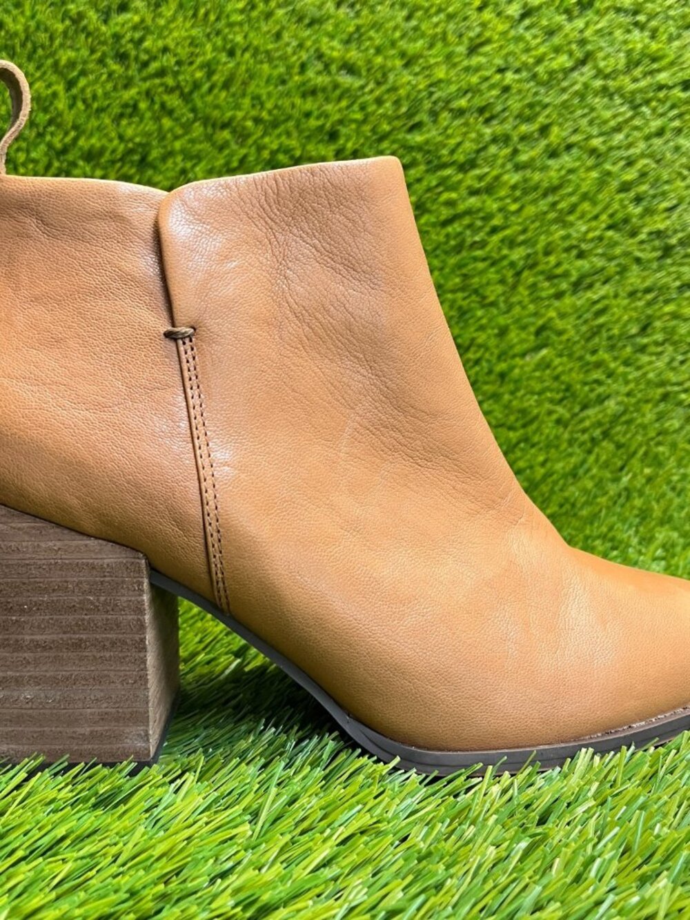Vionic Lyssa Womens Size 9 Brown Classic Outdoor Leather Heeled Ankle Boots